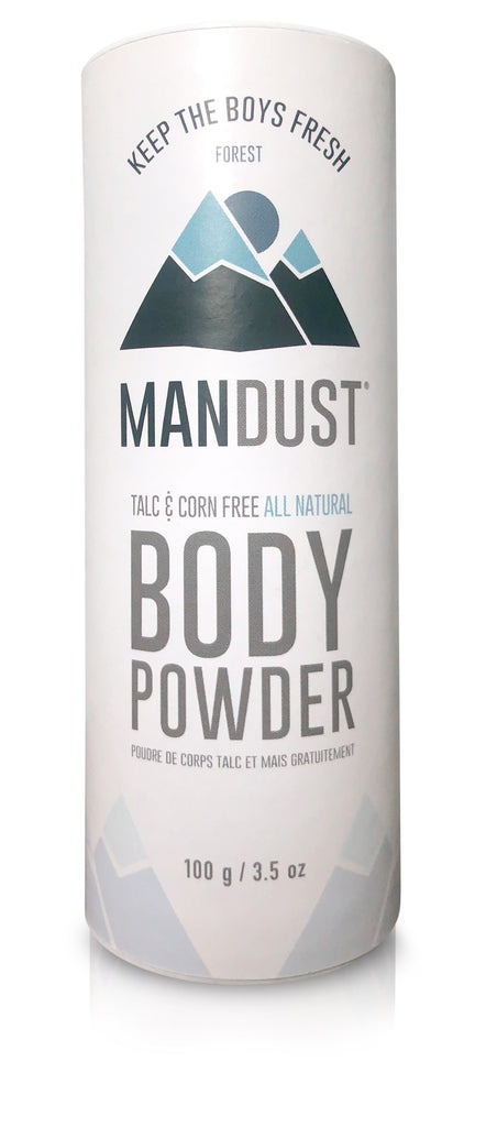 MANDUST All Natural Talc-Free and Corn-Free Body Powder